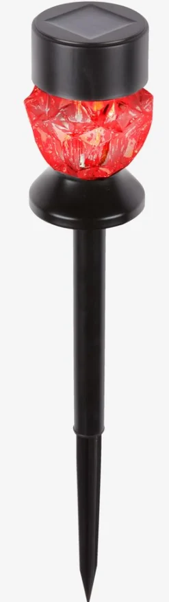 SPLITTERNE Solcellelamper|Solcellelampe Ø7xH35cm sort