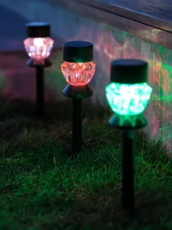 SPLITTERNE Solcellelamper|Solcellelampe Ø7xH35cm sort