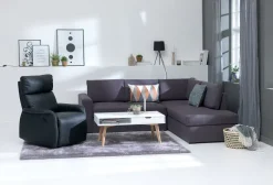 BEDSTED Sovesofaer|Sovesofaer|Sovesofa chaiselong grå