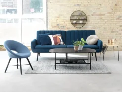 HARNDRUP Sovesofaer|Sovesofaer|Sovesofa mørkeblåt stof