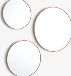 SANDAGER Spejle|Spejle|Spejl 3 stk/pk egefarve