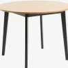 JEGIND Spiseborde|Spisebord Ø105 eg/sort
