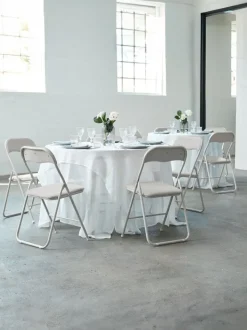 JEGIND Spiseborde|Spisebord Ø105 hvid/natur