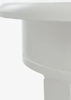 KIRKEBY Spiseborde|Spisebord Ø110 hvid