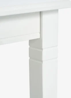 KIRKEBY Spiseborde|Spisebord 80x130/220 hvid