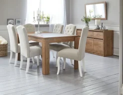 VEDDE Spiseborde|Spisebord 90x160 vild eg farve