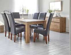 VEDDE Spiseborde|Spisebord 90x160 vild eg farve