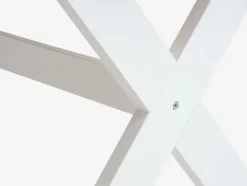 VISLINGE Spiseborde|Spisebord 90x150 natur/hvid