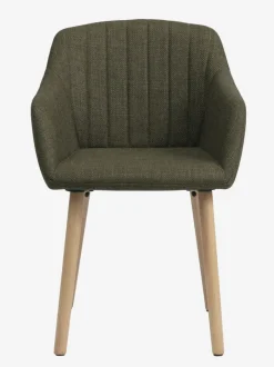 ADSLEV Spisebordsstole|Spisebordsstol t stof/egefarve Olivengrøn