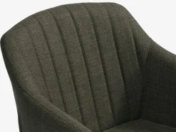 ADSLEV Spisebordsstole|Spisebordsstol t stof/egefarve Olivengrøn