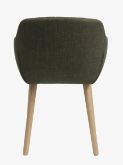 ADSLEV Spisebordsstole|Spisebordsstol t stof/egefarve Olivengrøn