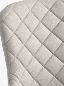 BELLINGE Spisebordsstole|Spisebordsstol sandfarvet stof/egefarve