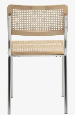 HASSING Spisebordsstole|Spisebordsstol rattan/krom