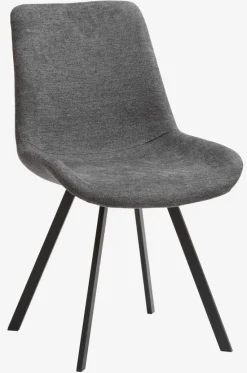 HYGUM Spisebordsstole|Spisebordsstol drejebase /sort Grå