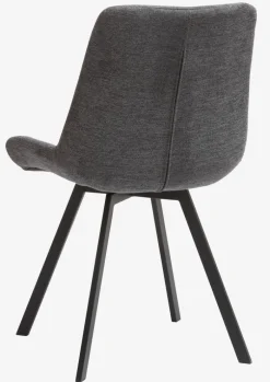 HYGUM Spisebordsstole|Spisebordsstol drejebase /sort Grå