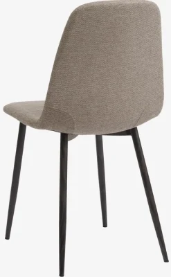JONSTRUP Spisebordsstole|Spisebordsstol stof/mørk egefarve Beige
