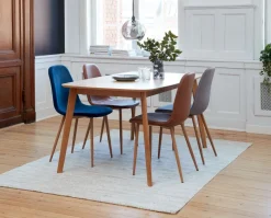 JONSTRUP Spisebordsstole|Spisebordsstol t stof/egefarve Grå