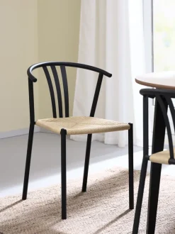 JYDERUP Spisebordsstole|Spisebordsstol sort/natur