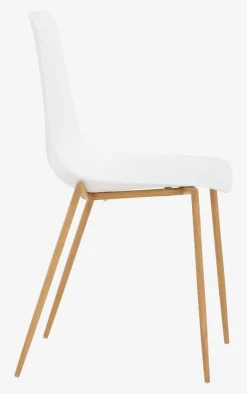 NEDERBY Spisebordsstole|Spisebordsstol hvid