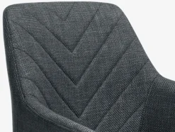 PURHUS Spisebordsstole|Spisebordsstol grå/sort Mørkegrå