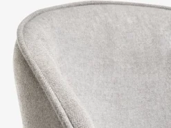 RISSKOV Spisebordsstole|Spisebordsstol t stof/sort Lysegrå