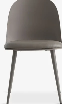 ULDAL Spisebordsstole|Spisebordsstol brunt kunstlæder