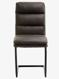 ULSTRUP Spisebordsstole|Spisebordsstol antracitgråt stof/sort