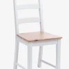 VISLINGE Spisebordsstole|Spisebordsstol natur/hvid