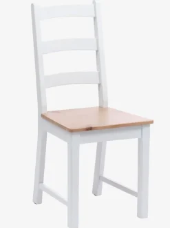 VISLINGE Spisebordsstole|Spisebordsstol natur/hvid