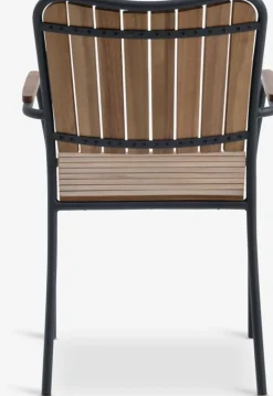 BASTRUP Klapstole|Positionsstole|Stabelstol hårdttræ/sort Sort,Natur