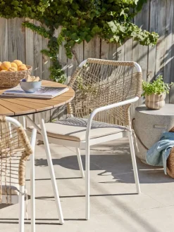 FASTRUP Klapstole|Positionsstole|Stabelstol hvid