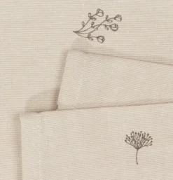 ENGFIOL Duge|Stofserviet 40x40 beige/grå 2 stk/pk