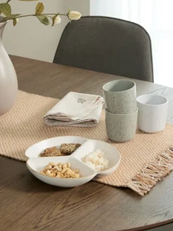 ENGFIOL Duge|Stofserviet 40x40 beige/grå 2 stk/pk