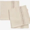 KASTANIE Duge|Stofserviet 40x40 natur 2 stk/pk