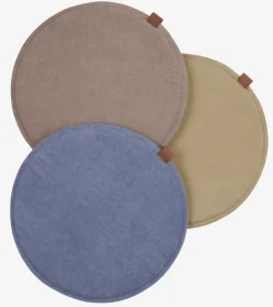 LOMME Stolehynder|Stolehynde Ø35xH2 assorteret Beige,Blå,Grå