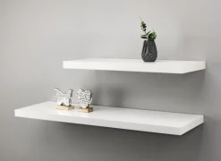 ABILD Hylder|Hylder|Svævehylde 120x24 hvid