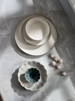 FERDUS Service|Tallerken Ø27cm stentøj Beige