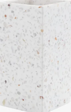 BILLSTA Badeværelsesopbevaring|Personlig Velvære|Tandbørsteholder terrazzo-effekt