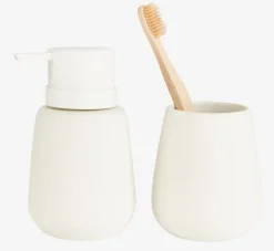 EKBY Badeværelsesopbevaring|Personlig Velvære|Tandbørsteholder Hvid