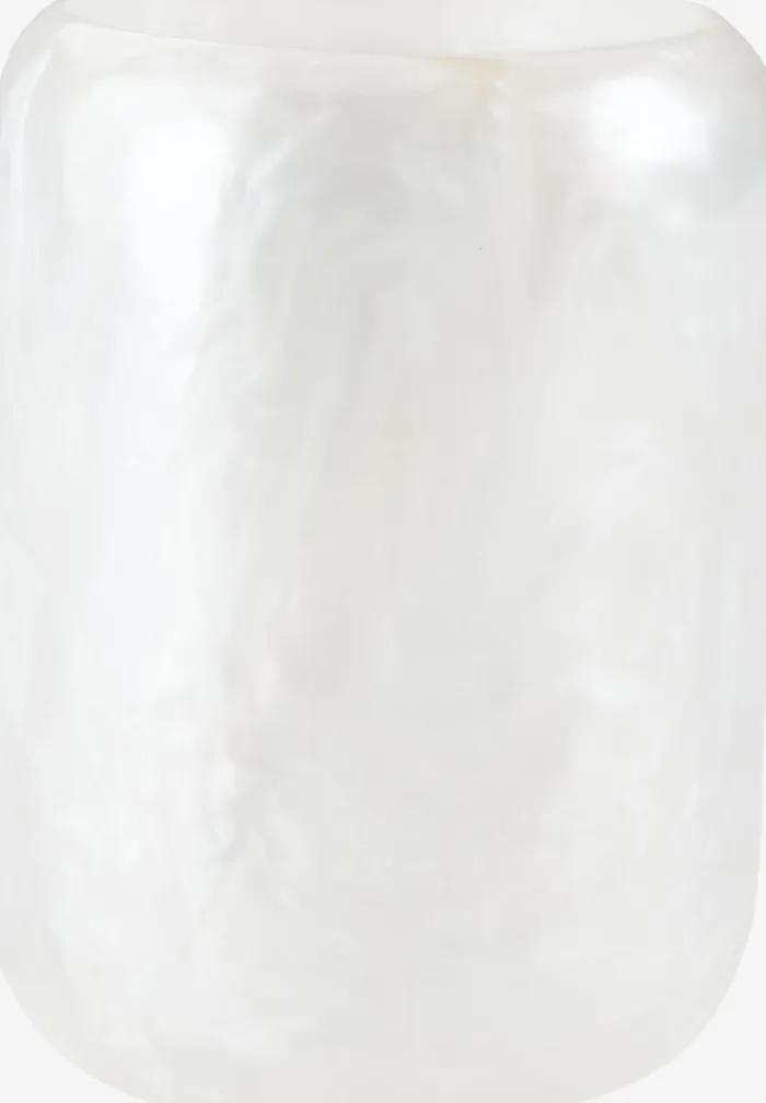 LISTERBY Badeværelsesopbevaring|Personlig Velvære|Tandbørsteholder hvid perlemoreffekt