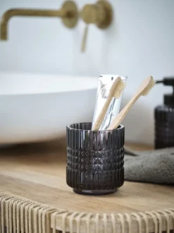 ROTEBERG Badeværelsesopbevaring|Personlig Velvære|Tandbørsteholder antracitgrå