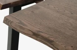 SKOVLUNDE Tillægsplader|Spiseborde|Tillægsplade 90x46 mørk eg Mørkeg