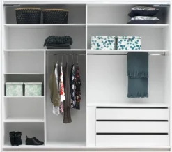 TARP Tilbehør Til Garderobeskabe|Garderobeskabe|T-indsats m/stang til 250 skab