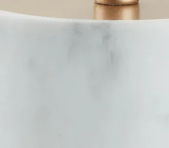 BERGHEM Badeværelsesopbevaring|Personlig Velvære|Toiletbørste marmoreffekt