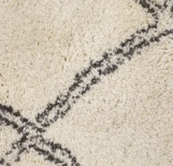 AKSFRYTLE Gulvt忙pper|Tæppe 135x190 råhvid