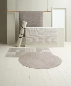 MASKROS Gulvt忙pper|Inde-/udetæpper|Tæppe Ø160 taupe/beige