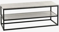 DOKKEDAL Tv-borde|TV-bord 1 hylde betonfarve/sort