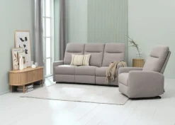 LYNGVIG Tv-borde|TV-bord 120cm 2 jalousilåger natur Eg