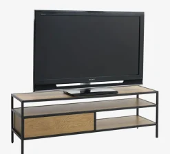 TRAPPEDAL Tv-borde|TV-bord egefarve/sort
