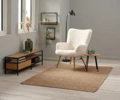 TRAPPEDAL Tv-borde|TV-bord egefarve/sort